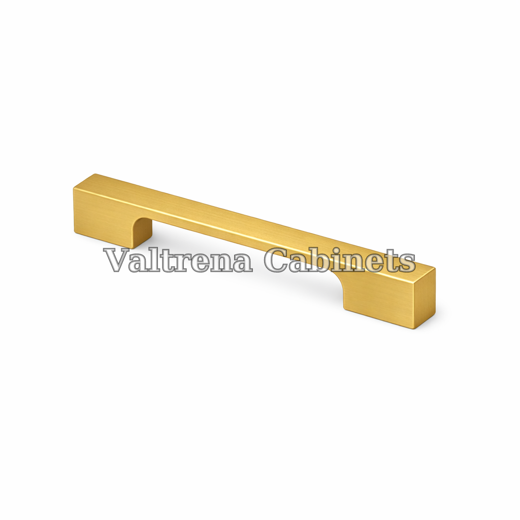 Modern Pull - Brushed Gold - 96mm