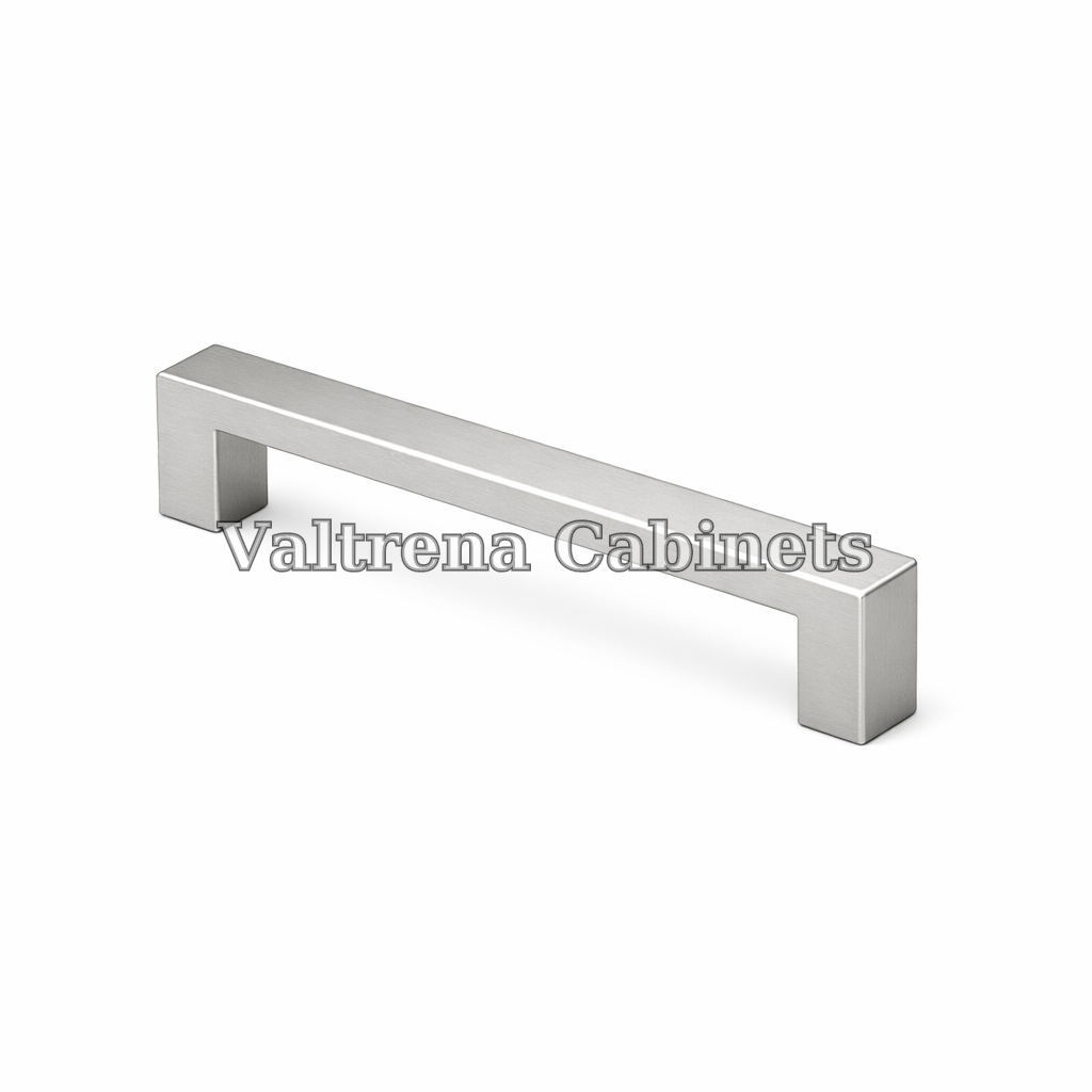 Square Pull - Brushed Nickel - 128mm
