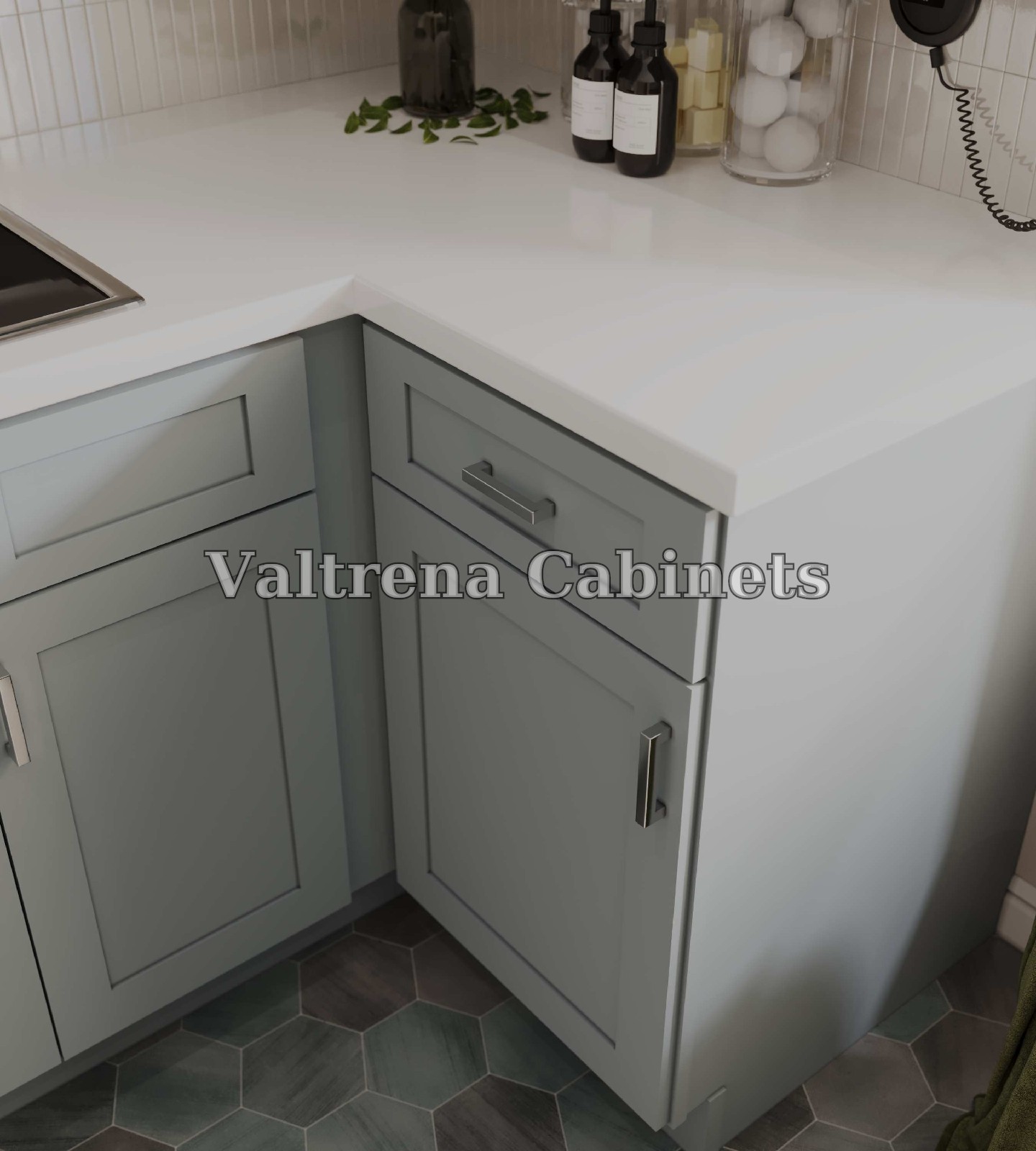 Shaker Gray kitchen cabinet in Gray - view 3 of 6