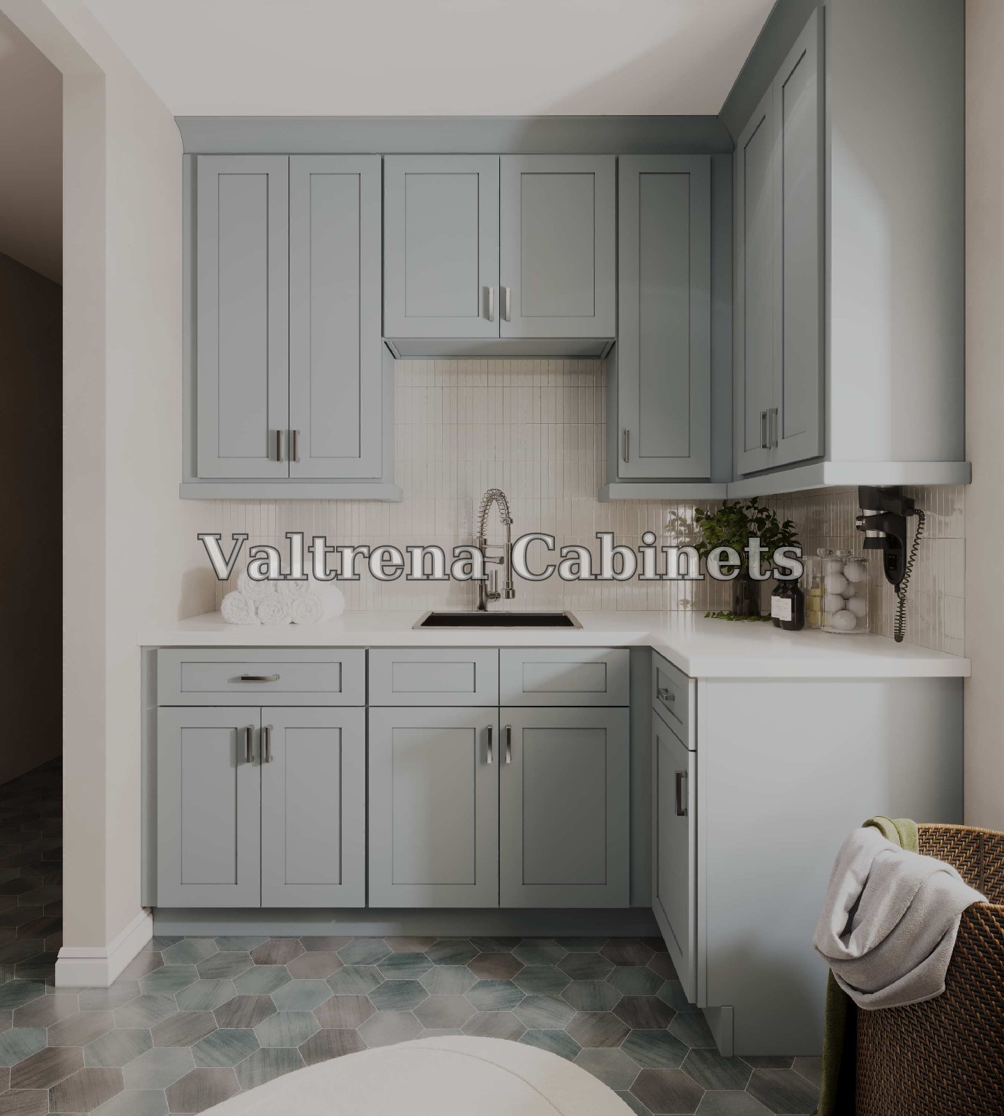 Shaker Gray kitchen cabinet in Gray - view 4 of 6