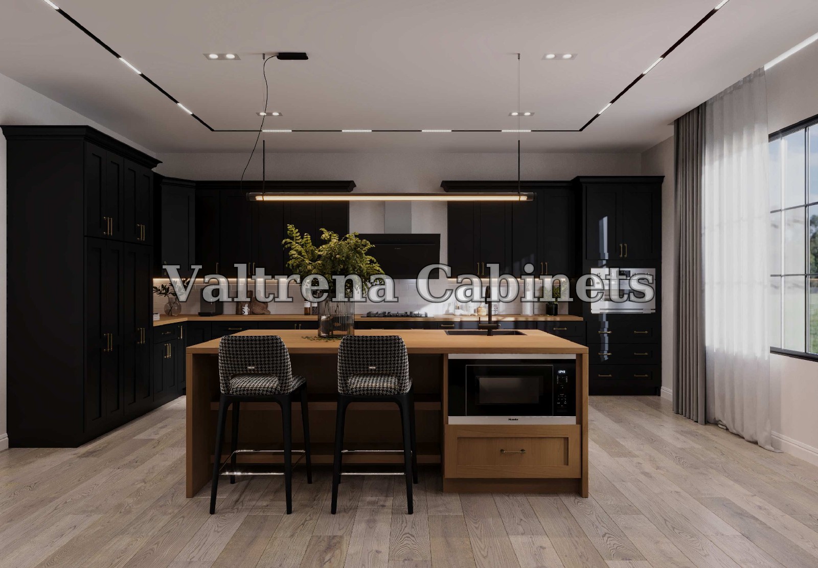 Iron Black kitchen cabinet in Black - view 2 of 6