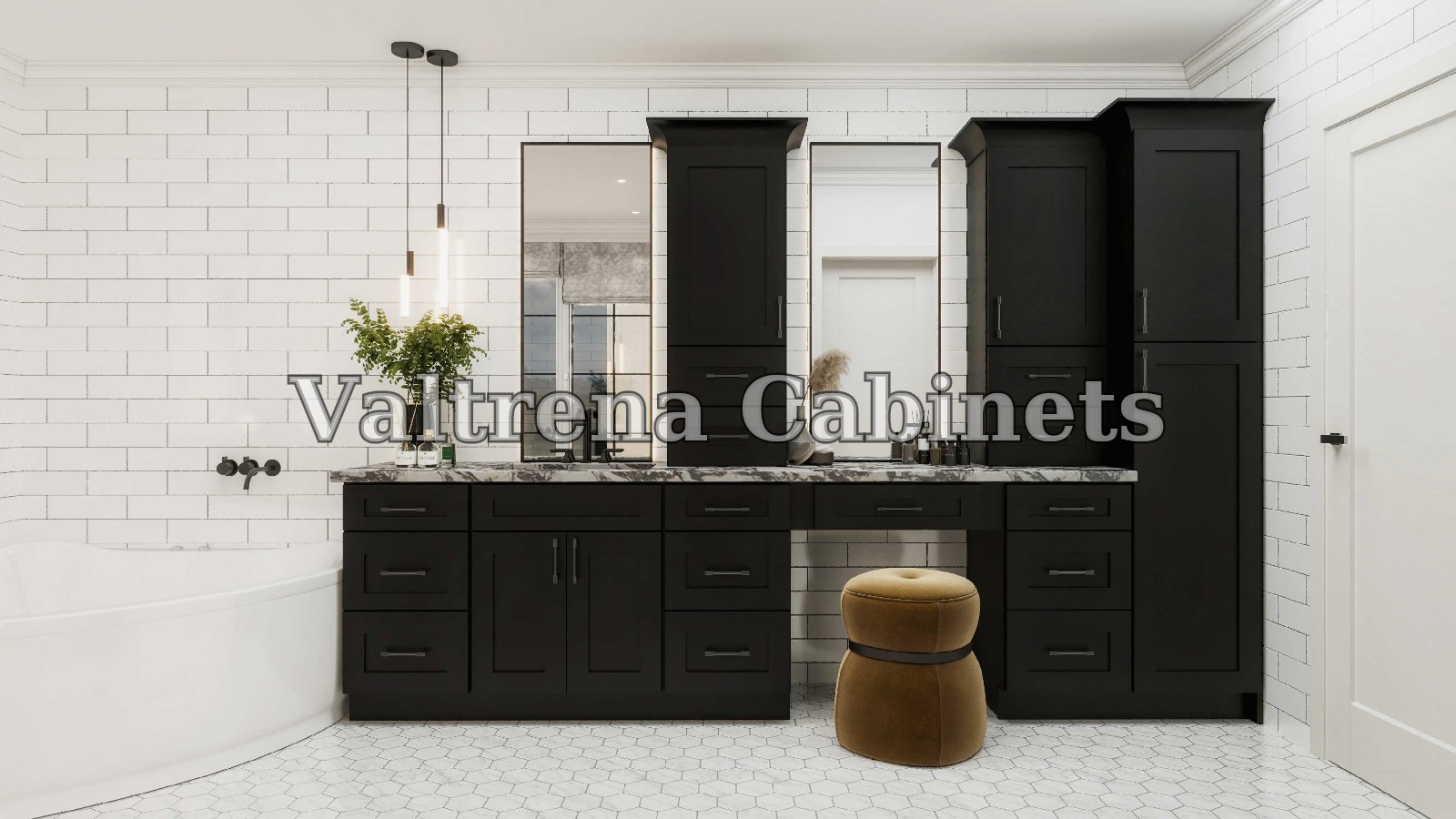 Iron Black kitchen cabinet in Black - view 4 of 6