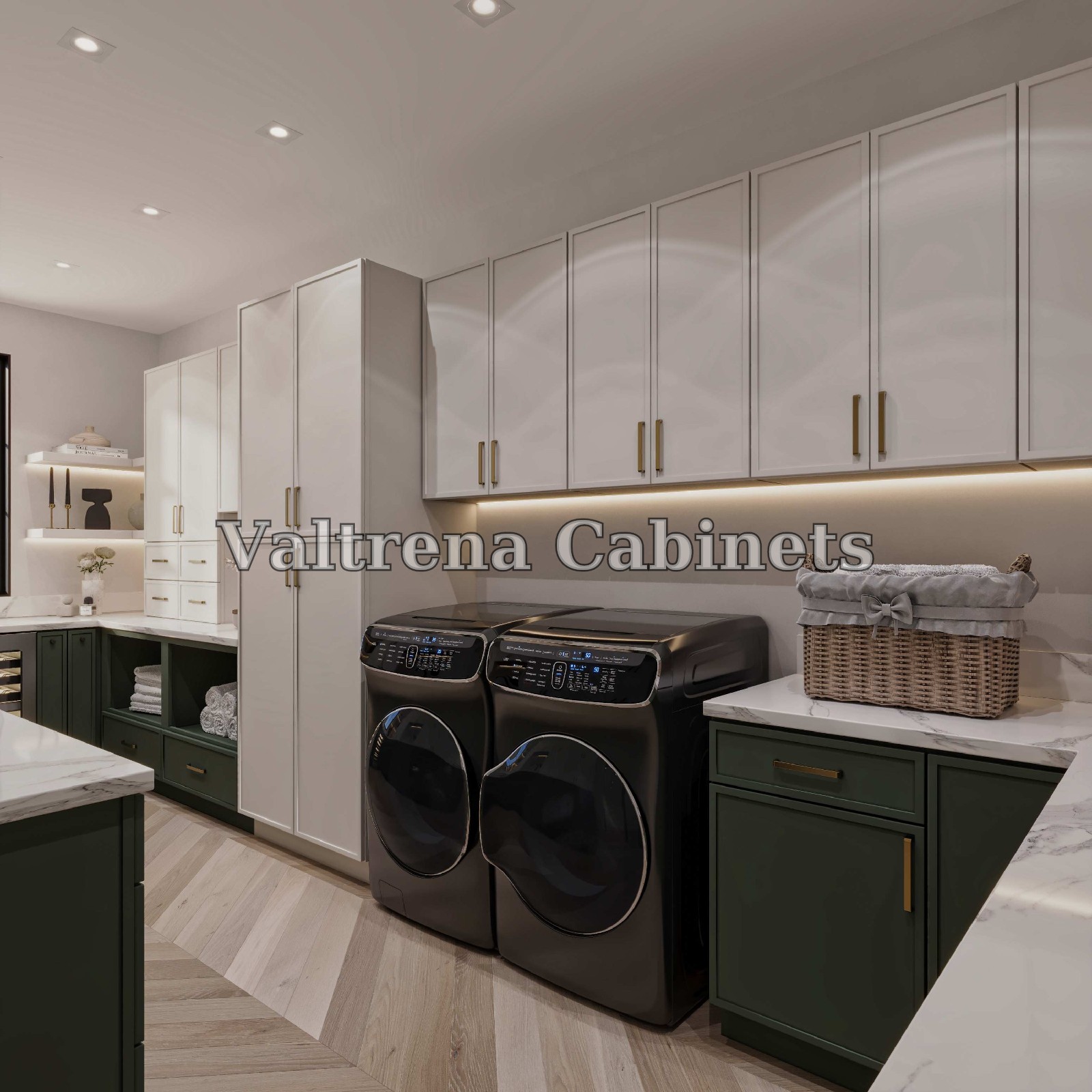 Slim Aston Green kitchen cabinet in Aston Green - view 2 of 6