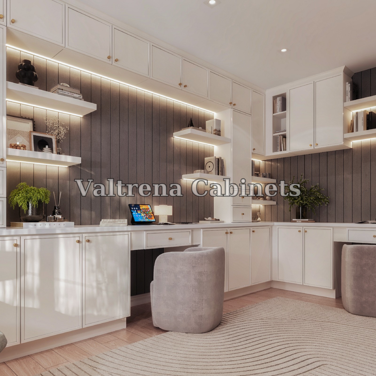 Slim Dove White kitchen cabinet in Dove White - view 3 of 6