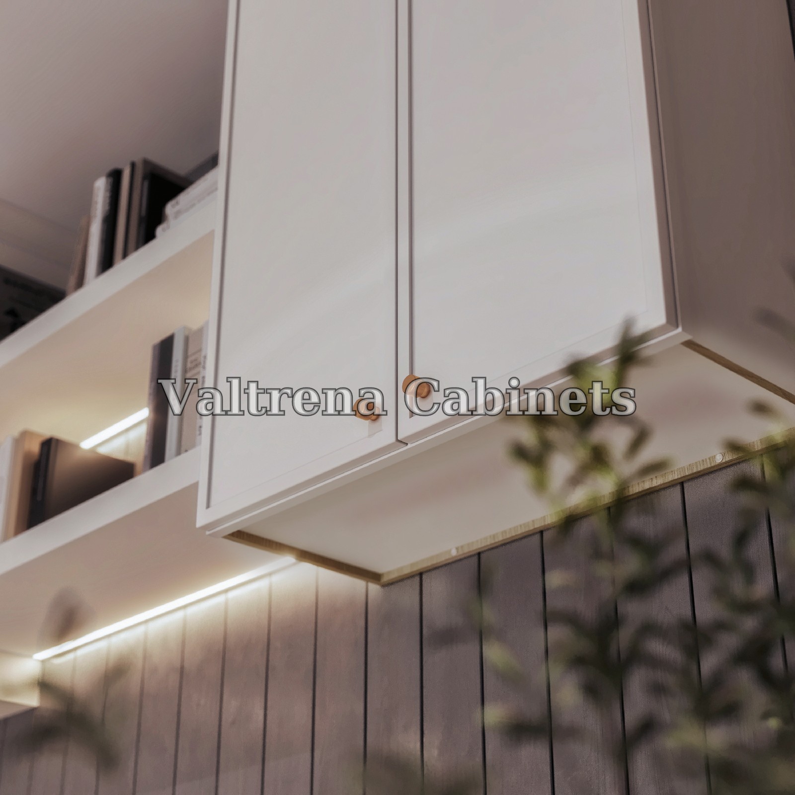 Slim Dove White kitchen cabinet in Dove White - view 4 of 6